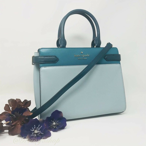 NEW KATE SPADE STACI MEDIUM SATCHEL LEATHER BAG - Picture 8 of 9